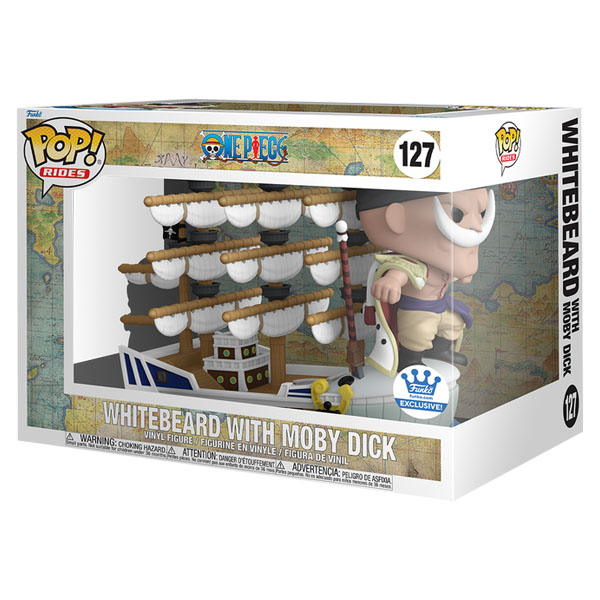 Funko POP #127 Rides Deluxe One Piece Whitebeard with Moby Dick Exclusive Figure